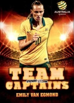 Figurina Emily Van Egmond - Football Australia Trading Cards 2015-2016 n. TC-02 - Tap'N'Play