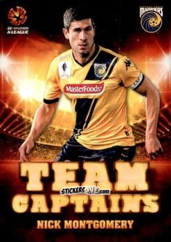 Cromo Nick Montgomery - Football Australia Trading Cards 2015-2016 n. TC-05 - Tap'N'Play