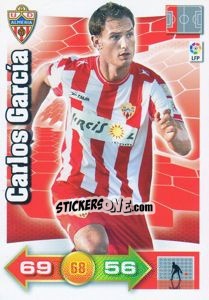 Cromo Carlos García - Liga BBVA 2010-2011. Adrenalyn XL - Panini