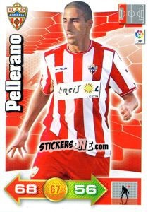 Sticker Pellerano - Liga BBVA 2010-2011. Adrenalyn XL n. 4 - Panini
