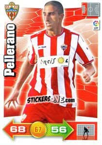 Figurina Pellerano - Liga BBVA 2010-2011. Adrenalyn XL - Panini