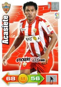 Sticker Acasiete - Liga BBVA 2010-2011. Adrenalyn XL n. 5 - Panini
