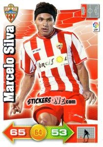 Sticker Marcelo Silva - Liga BBVA 2010-2011. Adrenalyn XL n. 6 - Panini