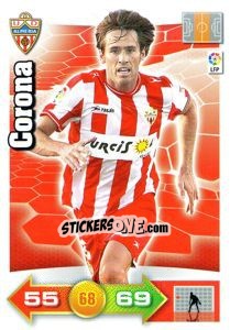 Sticker Corona - Liga BBVA 2010-2011. Adrenalyn XL n. 11 - Panini