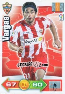 Sticker Vargas - Liga BBVA 2010-2011. Adrenalyn XL - Panini