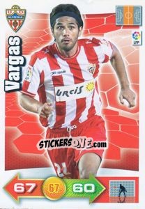 Sticker Vargas - Liga BBVA 2010-2011. Adrenalyn XL n. 12 - Panini