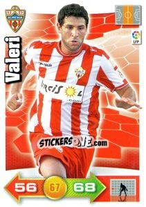 Figurina Valeri - Liga BBVA 2010-2011. Adrenalyn XL - Panini