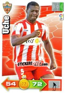Sticker Uche - Liga BBVA 2010-2011. Adrenalyn XL n. 17 - Panini