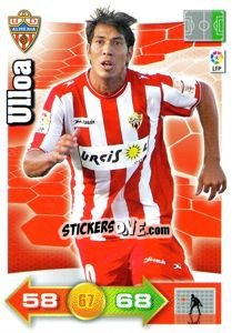 Sticker Ulloa - Liga BBVA 2010-2011. Adrenalyn XL n. 18 - Panini