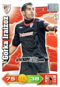 Sticker Gorka Iraizoz - Liga BBVA 2010-2011. Adrenalyn XL n. 19 - Panini