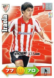 Sticker Iraola - Liga BBVA 2010-2011. Adrenalyn XL n. 20 - Panini