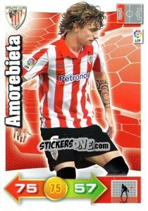 Cromo Amorebieta - Liga BBVA 2010-2011. Adrenalyn XL n. 23 - Panini
