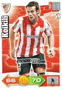 Sticker Koikili - Liga BBVA 2010-2011. Adrenalyn XL n. 25 - Panini