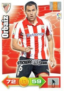 Figurina Orbaiz - Liga BBVA 2010-2011. Adrenalyn XL - Panini