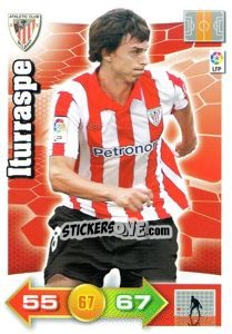 Sticker Iturraspe - Liga BBVA 2010-2011. Adrenalyn XL - Panini