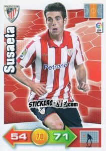Sticker Susaeta - Liga BBVA 2010-2011. Adrenalyn XL n. 30 - Panini
