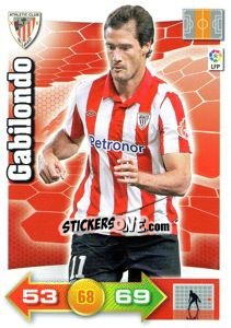 Cromo Gabilondo - Liga BBVA 2010-2011. Adrenalyn XL n. 31 - Panini