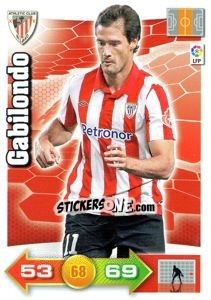 Cromo Gabilondo - Liga BBVA 2010-2011. Adrenalyn XL - Panini