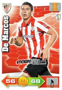 Sticker De Marcos - Liga BBVA 2010-2011. Adrenalyn XL - Panini