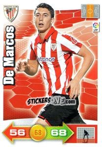 Sticker De Marcos - Liga BBVA 2010-2011. Adrenalyn XL n. 32 - Panini