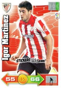 Sticker Igor Martínez - Liga BBVA 2010-2011. Adrenalyn XL n. 36 - Panini