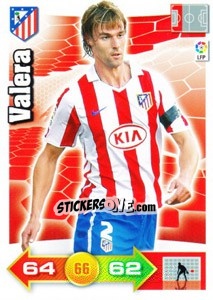 Sticker Valera - Liga BBVA 2010-2011. Adrenalyn XL n. 39 - Panini