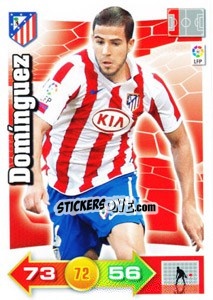 Sticker Domínguez - Liga BBVA 2010-2011. Adrenalyn XL n. 42 - Panini