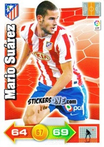 Sticker Mario Suarez - Liga BBVA 2010-2011. Adrenalyn XL n. 46 - Panini