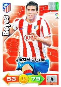 Sticker Reyes - Liga BBVA 2010-2011. Adrenalyn XL n. 51 - Panini