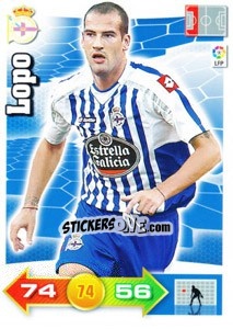 Sticker Lopo - Liga BBVA 2010-2011. Adrenalyn XL n. 75 - Panini