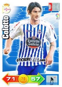 Sticker Colotto - Liga BBVA 2010-2011. Adrenalyn XL n. 76 - Panini