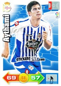 Sticker Aythami - Liga BBVA 2010-2011. Adrenalyn XL n. 77 - Panini