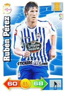 Cromo Rubén Perez - Liga BBVA 2010-2011. Adrenalyn XL - Panini