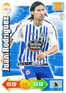 Sticker Juan Rodriguez - Liga BBVA 2010-2011. Adrenalyn XL - Panini