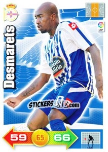 Sticker Desmarets - Liga BBVA 2010-2011. Adrenalyn XL - Panini