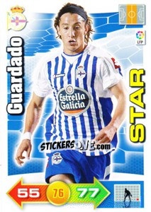 Sticker Guardado - Liga BBVA 2010-2011. Adrenalyn XL n. 86 - Panini