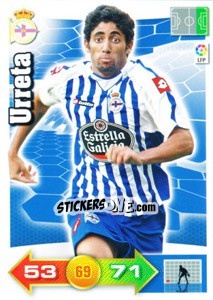 Sticker Urreta - Liga BBVA 2010-2011. Adrenalyn XL n. 87 - Panini