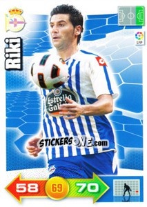 Sticker Riki - Liga BBVA 2010-2011. Adrenalyn XL - Panini