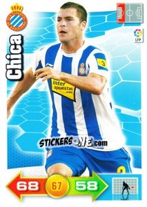 Sticker Chica - Liga BBVA 2010-2011. Adrenalyn XL n. 92 - Panini