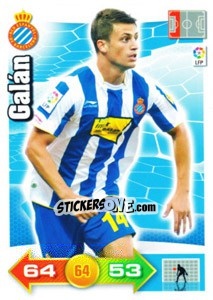 Sticker Galán - Liga BBVA 2010-2011. Adrenalyn XL - Panini
