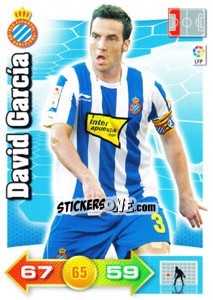 Figurina David García - Liga BBVA 2010-2011. Adrenalyn XL - Panini