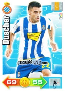 Sticker Duscher - Liga BBVA 2010-2011. Adrenalyn XL n. 98 - Panini