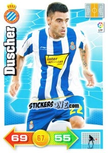 Figurina Duscher - Liga BBVA 2010-2011. Adrenalyn XL - Panini