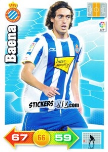 Cromo Baena - Liga BBVA 2010-2011. Adrenalyn XL - Panini