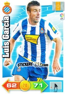 Sticker Luis García - Liga BBVA 2010-2011. Adrenalyn XL - Panini