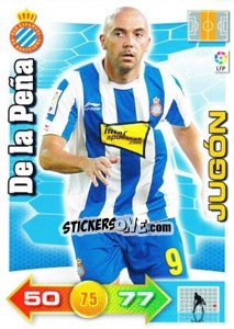 Sticker De la Peña - Liga BBVA 2010-2011. Adrenalyn XL n. 103 - Panini