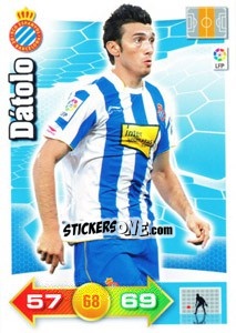 Sticker Dátolo - Liga BBVA 2010-2011. Adrenalyn XL n. 104 - Panini