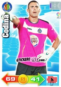 Sticker Codina - Liga BBVA 2010-2011. Adrenalyn XL n. 109 - Panini
