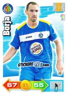 Sticker Borja - Liga BBVA 2010-2011. Adrenalyn XL - Panini