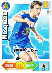 Sticker Mosquera - Liga BBVA 2010-2011. Adrenalyn XL n. 118 - Panini
